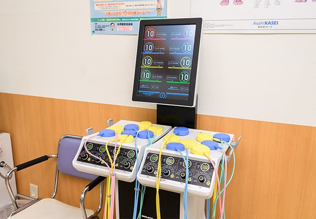 低周波・干渉波組合せ理学療法機器